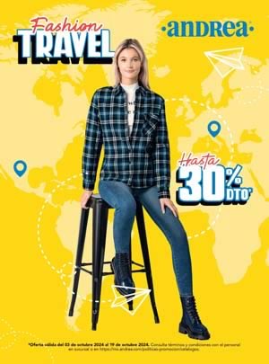 Catálogo ANDREA: Fashion Travel Hasta 30% de Descuento